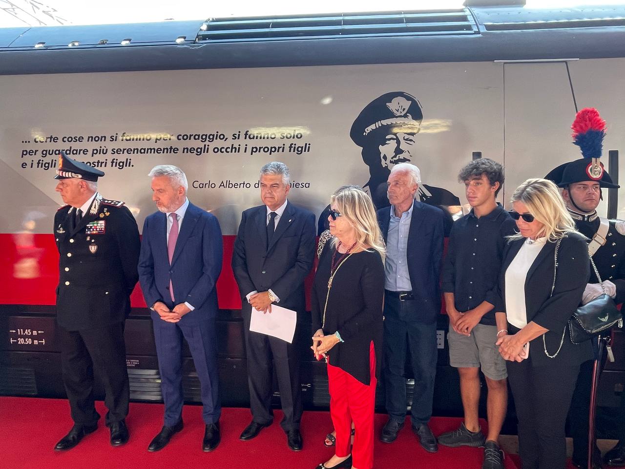 UN FRECCIAROSSA DEDICATO AL GENERALE DALLA CHIESA