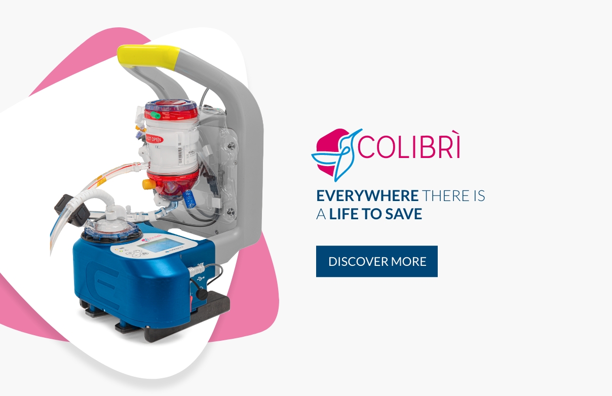 COLIBRÌ, IL DISPOSITIVO PER SUPPORTO CARDIO-RESPIRATORIO PIÙ LEGGERO SUL MERCATO
