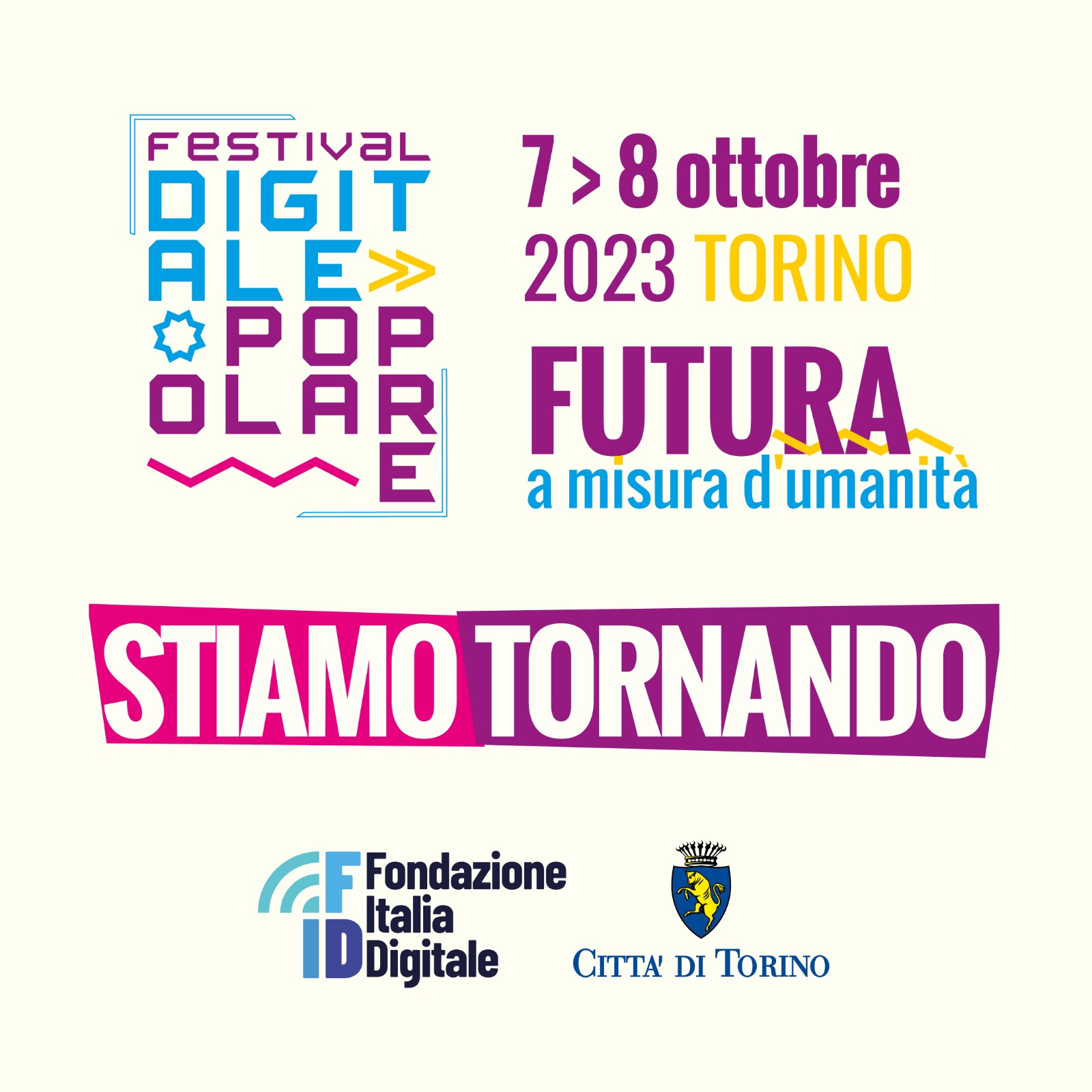 TORNA IL FESTIVAL DEL DIGITALE POPOLARE