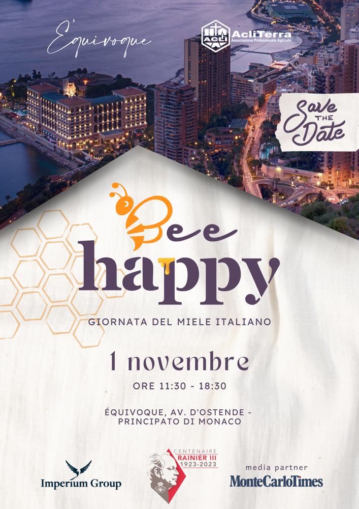 “BEE HAPPY”, LA GIORNATA DEL MIELE ITALIANO A MONTECARLO